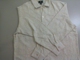 Men's beige knitted shirt H&M