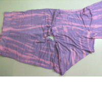 Women's trousers, flared, purple