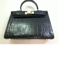 Women's leather bag, small, long strap included