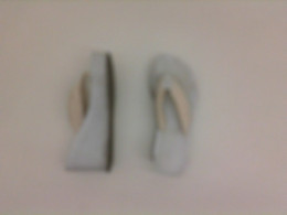 White women's slippers 