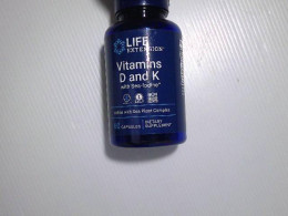 Life extension vitamins D and K supplement capsule