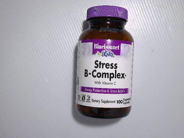 Bluebonnet Stress B-complex with vitamin c supplement Bluebonnet Stress B-complex with vitamin c supplement