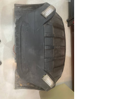 Golf car rear panel with headlights