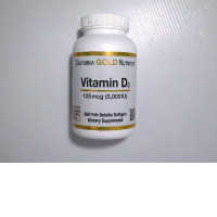 California Gold Nutrition Vitamin D3 supplement