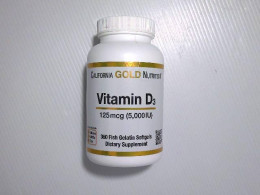 California Gold Nutrition Vitamin D3 supplement