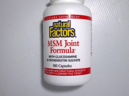 Natural factors MSM joint formula supplement capsule