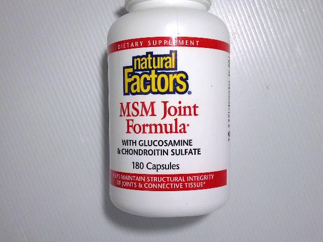 Natural factors MSM joint formula supplement capsule Natural factors MSM joint formula supplement capsule