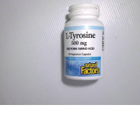 natural Factors L-Tyrosine supplement capsule
