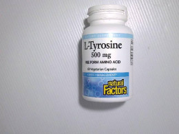 natural Factors L-Tyrosine supplement capsule