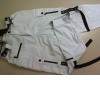 Light trousers, unisex, with pockets and straps Light trousers, unisex, with pockets and straps