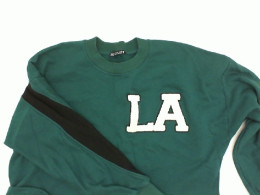 Green women's ZARA longsleeve with LA print