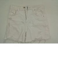 White ZARA jeans shorts size 34