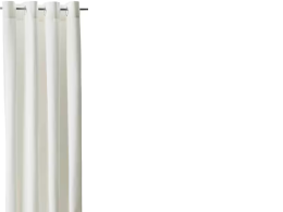 white curtains 
