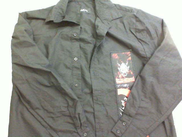 Men's shirt, black with stripes, Japan Men's shirt, black with stripes, Japan