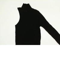 Black women's turtleneck ZARA with one sleeve Black women's turtleneck ZARA with one sleeve