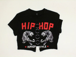 Black SHEIN t-shirt with HIP HOP print Black SHEIN t-shirt with HIP HOP print