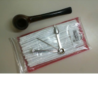 Smoking pipe+cleaning equipment