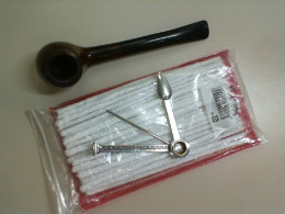 Smoking pipe+cleaning equipment