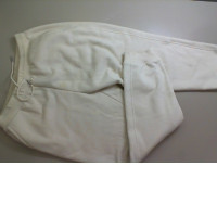 Insulated pants, white