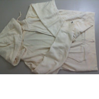 Jacket with zipper and hood, beige