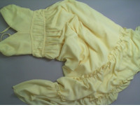 Long yellow dress with straps