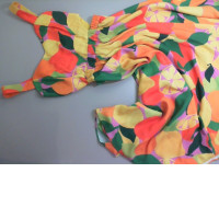 Bright summer dress, fluffy with straps Bright summer dress, fluffy with straps