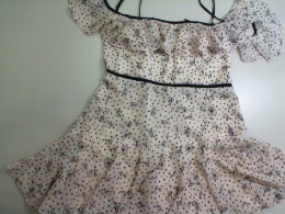 Women's tunic with straps, brown