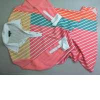 Women's summer tunic, bright with transparent long sleeves Women's summer tunic, bright with transparent long sleeves