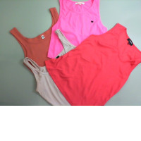 Set of 4 tops, bright colors, stretch Set of 4 tops, bright colors, stretch