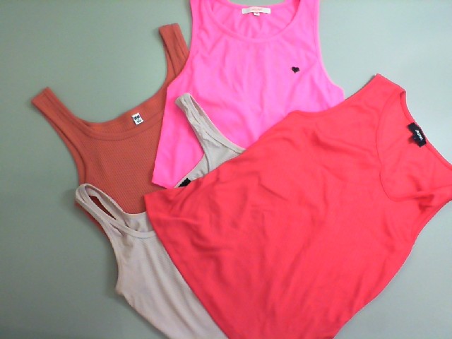 Set of 4 tops, bright colors, stretch Set of 4 tops, bright colors, stretch