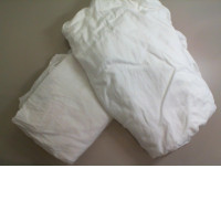 Bed linen set, cotton, sheet + 2 pillowcases