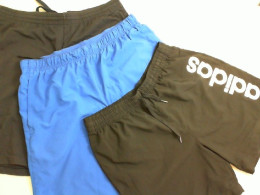 Set of 3 pairs of sports shorts 2 black + 1 blue