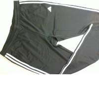 Men's sports trousers, black with elastic