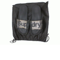 shoes black in a black bag 