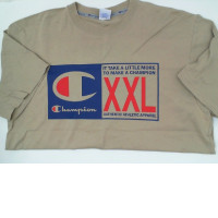 gray shirt champion size XXL