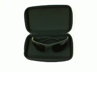 Black glasses in a red box Black glasses in a red box