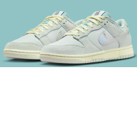 NIKE shoes Dunk Low Light Silver and Ocean Bliss