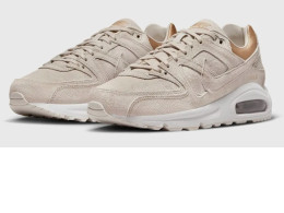NIKE Air Max Command PRM 718896-009 Gun Grey Heather Metallic Golden Tan