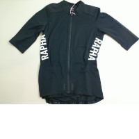 Women's sports jacket, with zipper, black Rapha