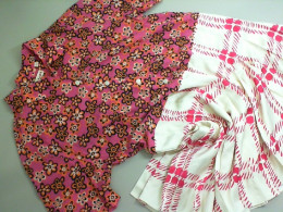 Women's dress, buttoned red UniQlo