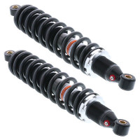 Spring-hydraulic rear shock absorber