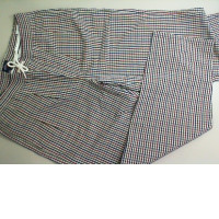 Men's trousers, cotton, checkered Men's trousers, cotton, checkered