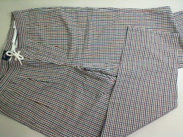 Men's trousers, cotton, checkered