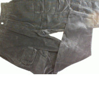 Men's black vilvet trousers with pockets