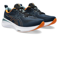ASICS GEL-CUMULUS 25 WIDE Men Running Shoes Colour: FRENCH BLUE/BRIGHT ORANGE