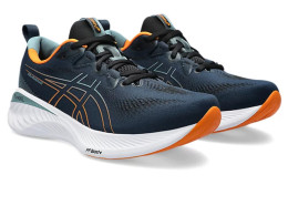 ASICS GEL-CUMULUS 25 WIDE Men Running Shoes Colour: FRENCH BLUE/BRIGHT ORANGE