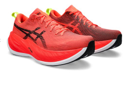 ASICS SUPERBLAST Unisex Running Shoes Color: SUNRISE RED/BLACK