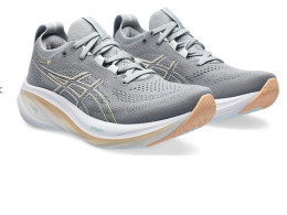 GEL-NIMBUS 26 Women Running Shoes Color: SHEET ROCK/PALE MINT GEL-NIMBUS 26 Women Running Shoes Color: SHEET ROCK/PALE MINT