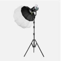 GVM SD200D Bi-Color LED Video Spotlight Kit with Lantern Softbox