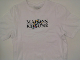 maison kitsune white shirts